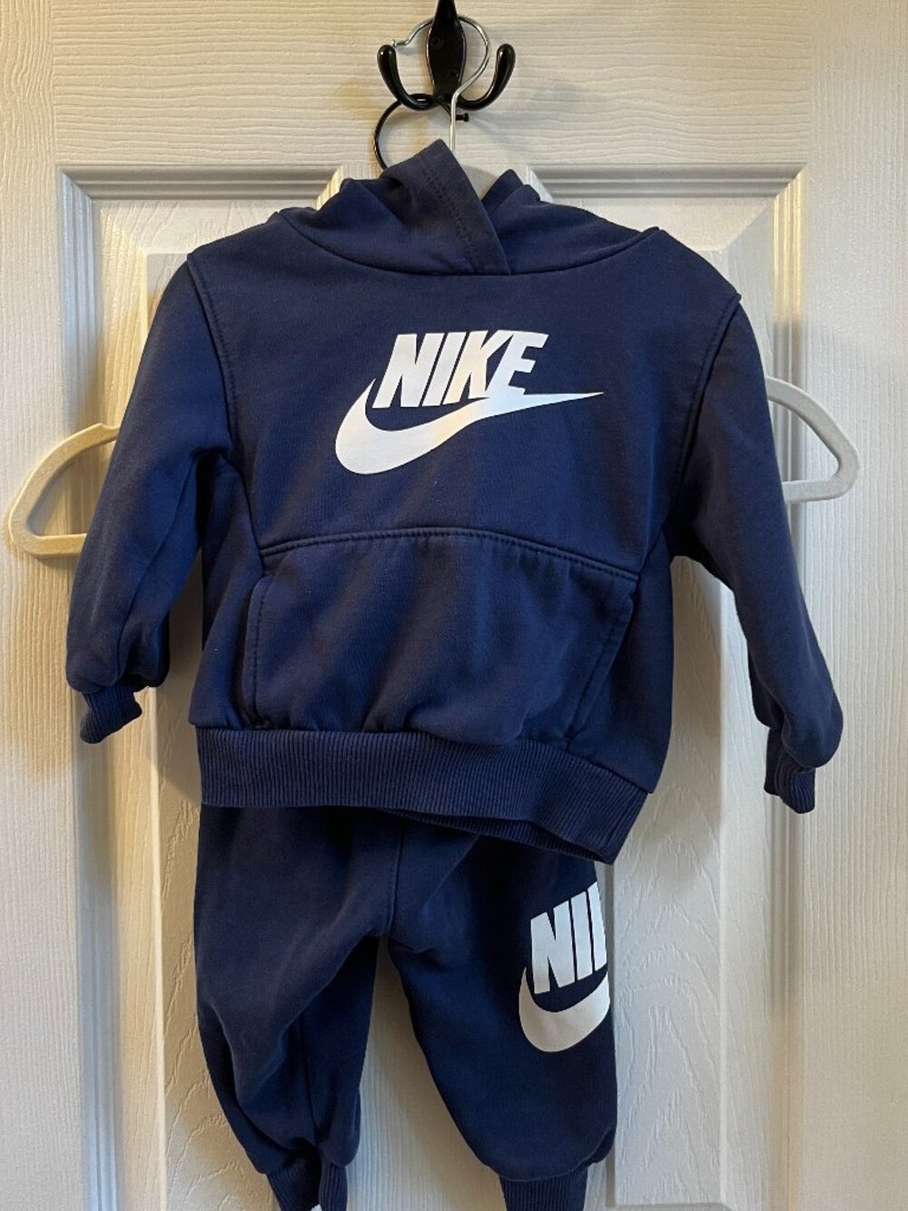 12M Nike Blue Sweatsuit Set